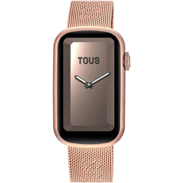 Reloj Tous 3000132400 smartwatch T-Band Mesh con brazalete de acero IPRG rosado
