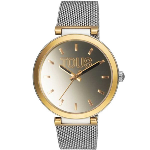 Reloj analógico Tous 3000132000 mujer S-Mesh Mirror con brazalete de acero inoxidable y esfera en acero IPG dorado. comprar en Tenerife