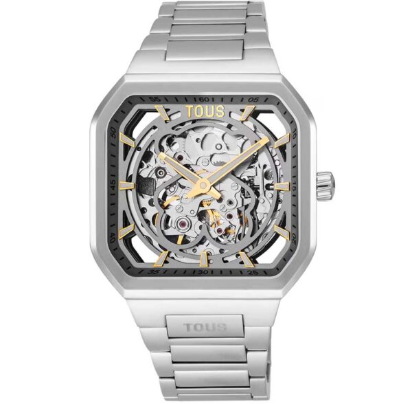 Reloj Tous 3000137800 analógico D-BEAR mujer con brazalete y caja de acero inoxidable Lleva en tu muñeca la combinación perfecta de elegancia, artesanía y diseño con el reloj D-Bear Now automático, con brazalete de acero. ¡Da un toque diferente a todos tus looks!
