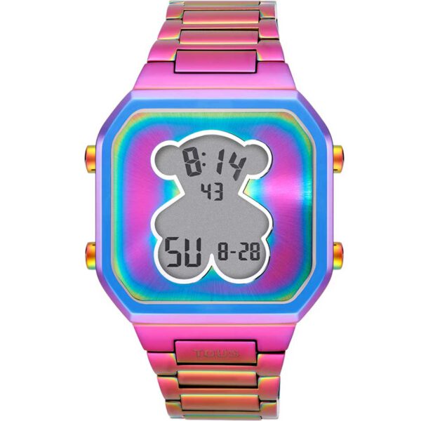 Reloj digital Tous 3000137900 D-BEAR mujer con brazalete de acero IPG. Experimenta la iridiscencia en nuestro D-Bear y sus infinitas tonalidades con la luz. Compralo en relojería Santa Cruz de Tenerife online