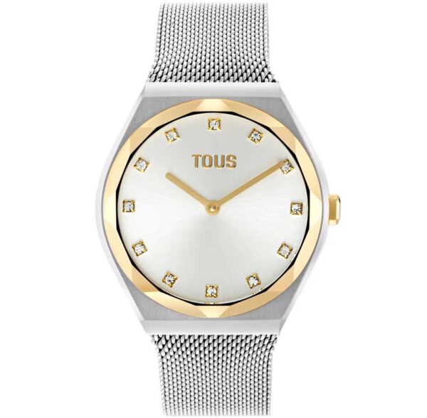 Reloj analógico Tous 3000141700 mujer Karat Round Mesh con brazalete de acero inoxidable y de acero dorado. comprar en Tenerife