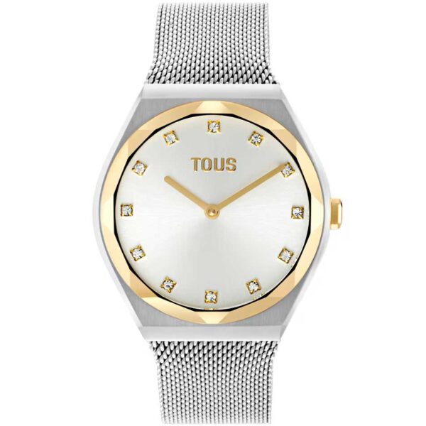 Reloj analógico Tous 3000141700 mujer Karat Round Mesh con brazalete de acero inoxidable y de acero dorado. comprar en Tenerife