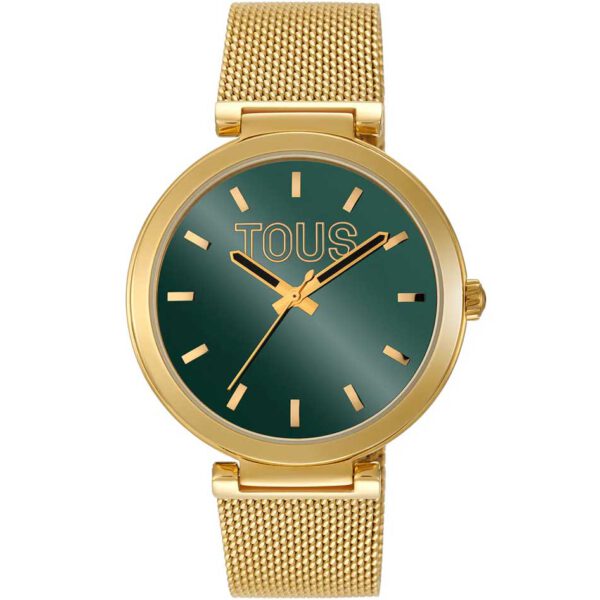 Reloj analógico Tous 3000142600 mujer S-Mesh Mirror con brazalete y caja de acero dorado.comprar en tenerife